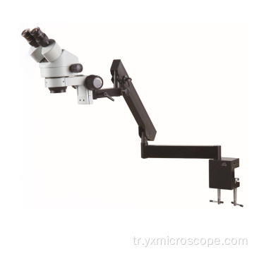 Masa klipsi ile esnek stand binoküler stereo mikroskop